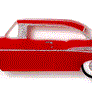 Martinis & Slippers : '57 Chevy Brooch