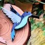 Cherryloco : Hummingbird brooch