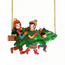 LaliBlue : Christmas : Family with Christmas tree necklace