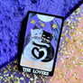 Cherryloco : Valentines : The Lovers Tarot cat brooch or necklace