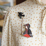 LaliBlue : Halloween : Crow girl brooch