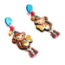 LaliBlue : Circus Freaks : Monkey and cymbals earrings