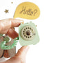 LaliBlue : Wonderful 50's : Girl on the phone brooch