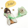 LaliBlue : Wonderful 50's : Girl on the phone brooch