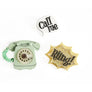 LaliBlue : Wonderful 50's : Pack of three brooches