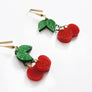 LaliBlue : Wonderful 50's : Cherry earrings