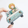 LaliBlue : Wonderful 50's : Car ride Necklace and brooch