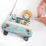 LaliBlue : Wonderful 50's : Car ride Necklace and brooch