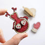 LaliBlue : Wonderful 50's : Pack of Pastry Brooches