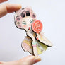LaliBlue : Wonderful 50's : Vain Lady brooch