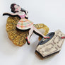 LaliBlue : Wonderful 50's : Pin up Singer brooch