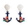 LaliBlue : Wonderful 50's : Pair of Nautical Earrings