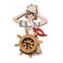 LaliBlue : Wonderful 50's : Pin up Sailor brooch
