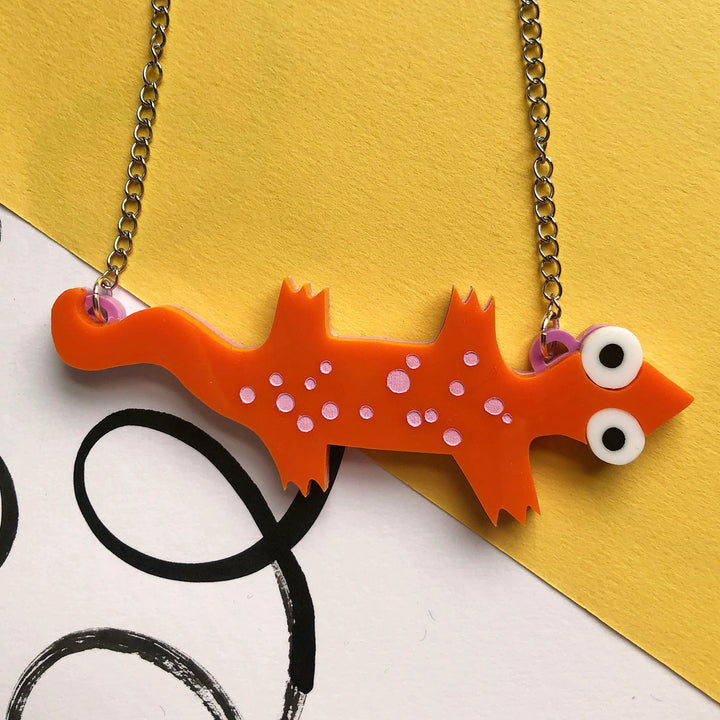 Happy Stuff Studio : Salamander Necklace