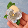 Cherryloco : Floral Collection : Pansy Brooch