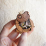 LaliBlue : Fairytales : Princess and the Frog Brooch