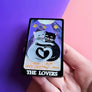 Cherryloco : Valentines : The Lovers Tarot cat brooch or necklace