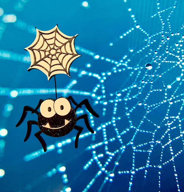 Tantalising Treasures : Halloween : Itsy Bitsy Spider Brooch