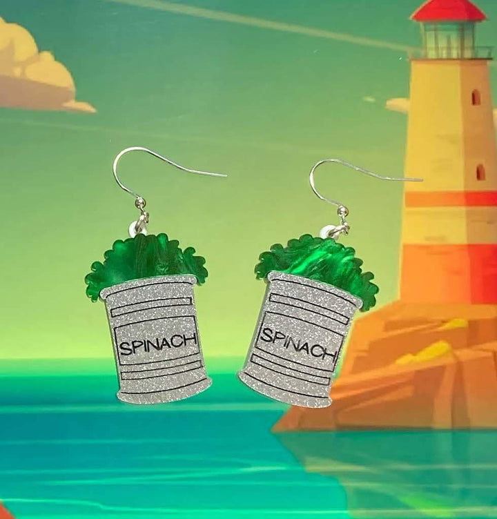 Tantalising Treasures : Adventures Abound : Spinach Earrings [PRE-ORDER]