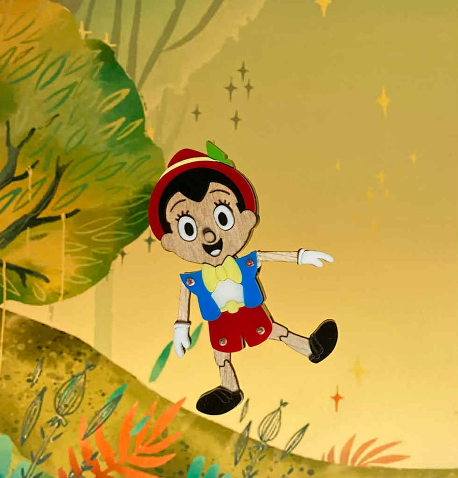 Tantalising Treasures : Flowers, Fairytales & Friends : Real Life Boy Brooch