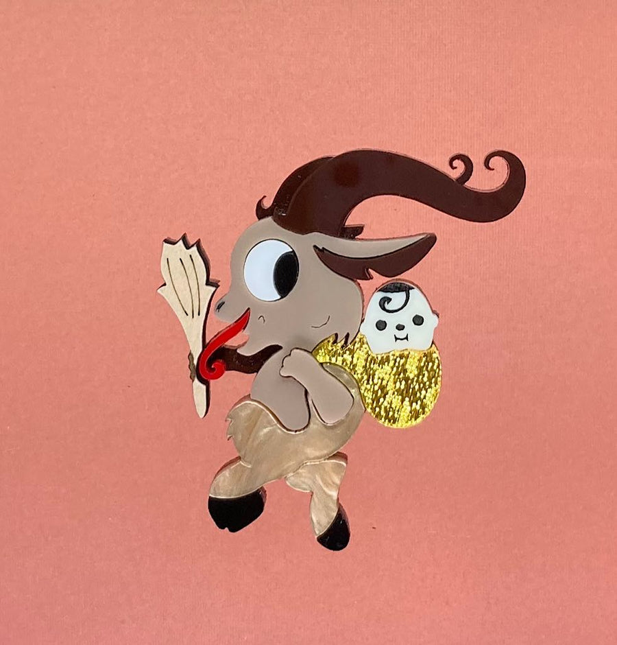 Tantalising Treasures : Christmas : Christmas With The Krampus Brooch