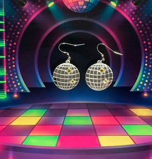 Tantalising Treasures : Halloween : Disco Ball Earrings
