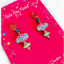 Rosie Rose Parker : 50s Christmas bauble dangle earrings
