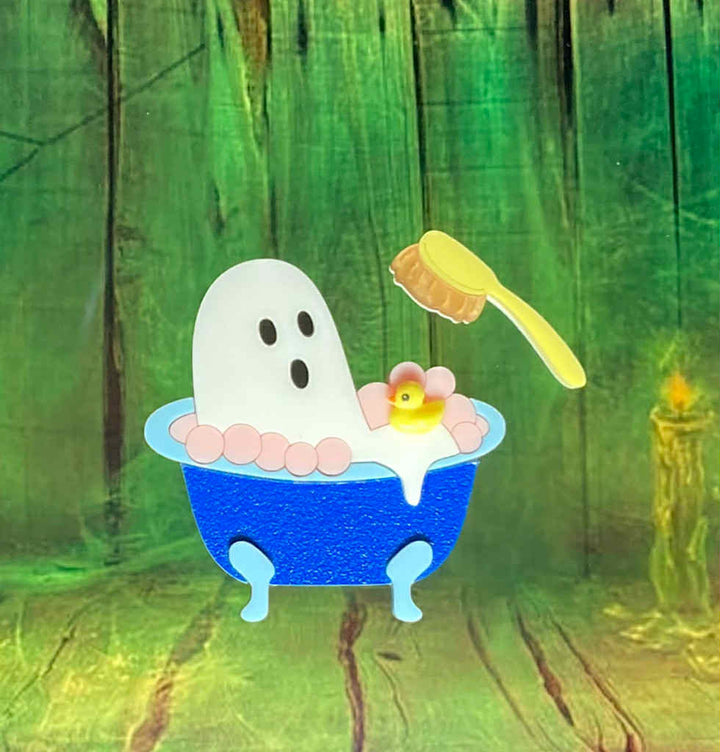 Tantalising Treasures : Halloween : Boo-ble Bath Brooch Set