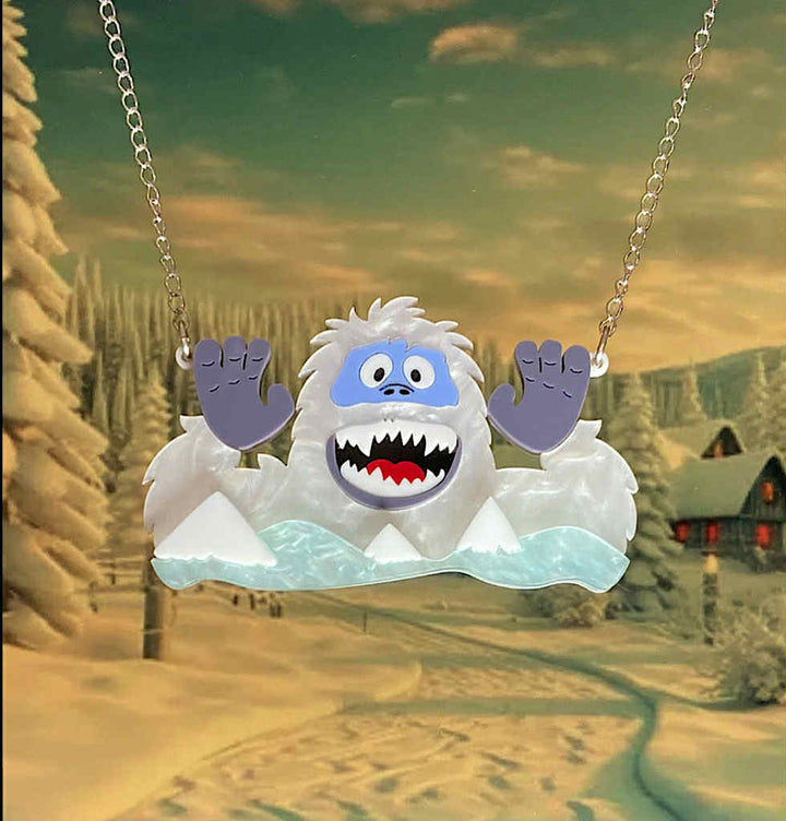 Tantalising Treasures : Christmas : Abominable Snow Monster Necklace