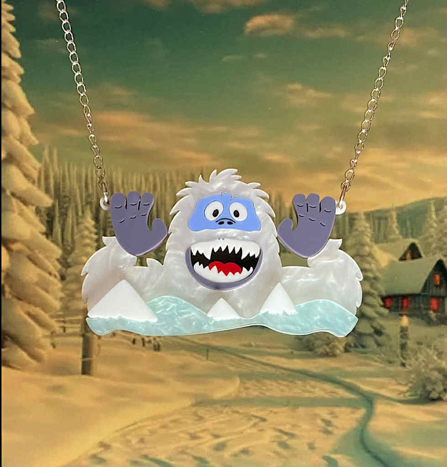 Tantalising Treasures : Christmas : Abominable Snow Monster Necklace