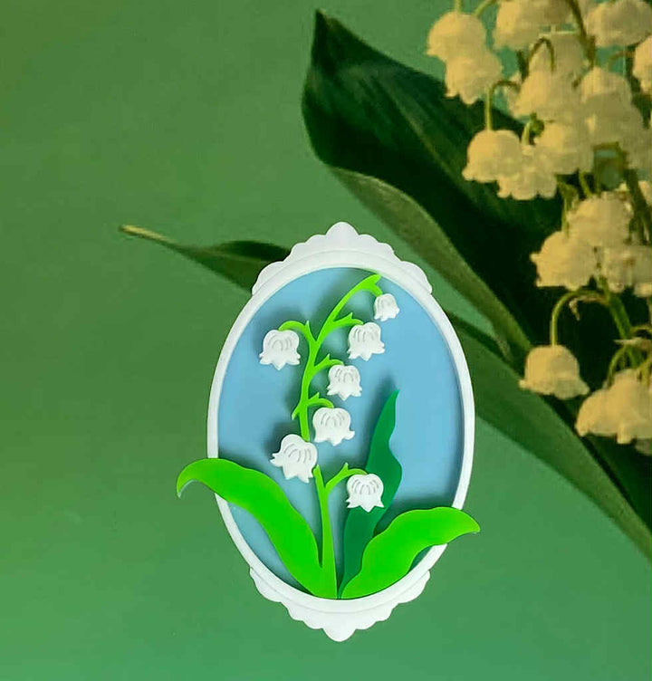 Tantalising Treasures : Flowers, Fairytales & Friends : Lily of the Valley Brooch