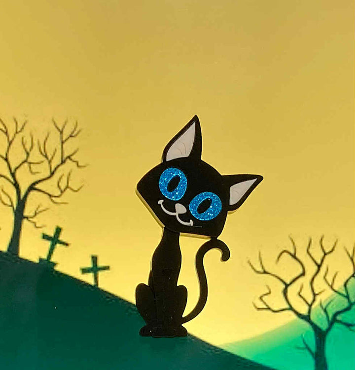 Tantalising Treasures : Halloween : The Cat Brooch