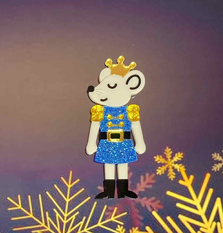 Tantalising Treasures : Christmas : Mouse King Brooch