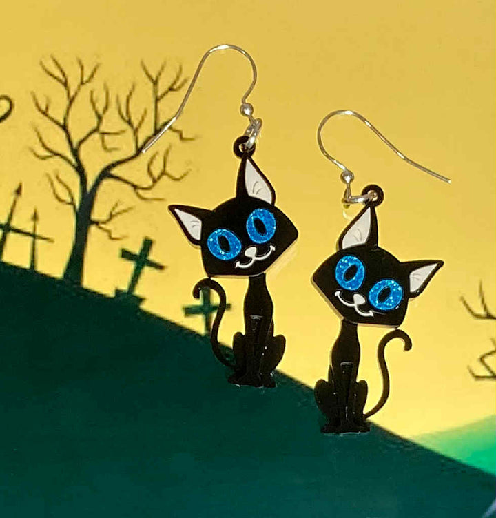 Tantalising Treasures : Halloween : The Cat Earrings