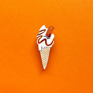 Happy Stuff Studio : Beach Off : 99 Flake Brooch