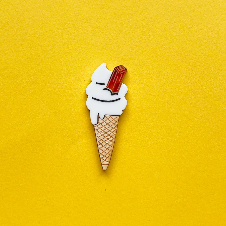 Happy Stuff Studio : Beach Off : 99 Flake Brooch