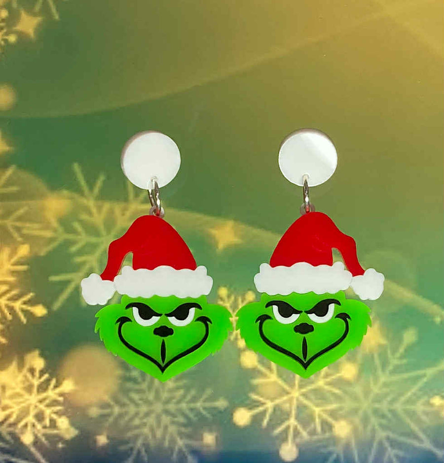 Tantalising Treasures : Christmas : Grinch Earrings