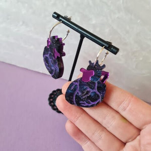 Cherryloco : Anatomical Heart Earrings - Five colours [PRE-ORDER]