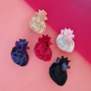 Cherryloco : Anatomical Heart Pin Brooch - Five colours [PRE-ORDER]