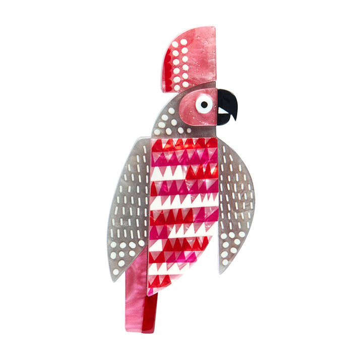 Erstwilder : Clare Youngs : A Cockatoo Named Squawk Brooch