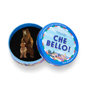 Erstwilder : Che Bello : Bravissimo Bears Brooch