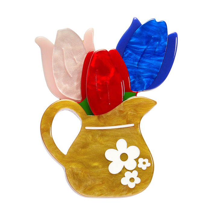 Erstwilder : Hoppy Easter : Trio of Tulips Brooch [LUCKY LAST!]