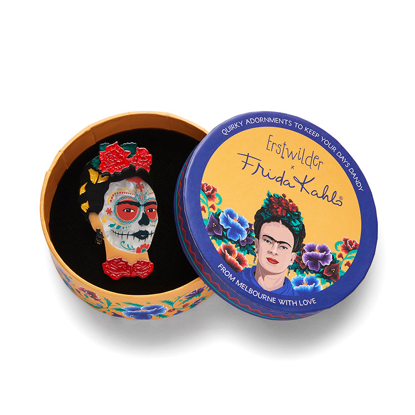 Erstwilder : Frida Kahlo : Frida Calavera Brooch