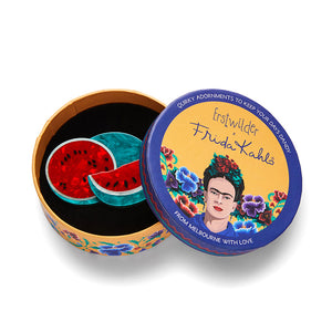 Erstwilder : Frida Kahlo : Viva la Vida Watermelons Brooch [LUCKY LAST!]