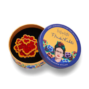 Erstwilder : Frida Kahlo : Flower of Life Brooch
