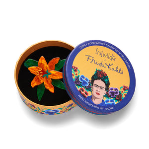 Erstwilder : Frida Kahlo : Strange as You Brooch