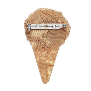 Erstwilder : Katherine Sabbath : Ice Cream Cake Cone Brooch