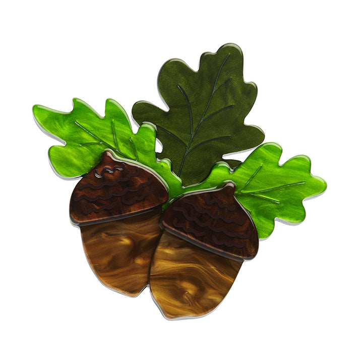 Erstwilder : Fleur Harris : Woodland Acorns Brooch [LUCKY LAST!]