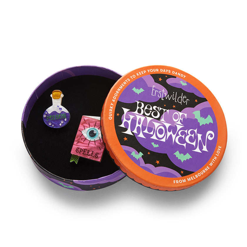 Erstwilder : Best of Halloween : Witch's Brew Mini Brooch Set