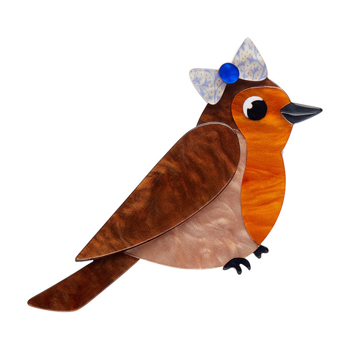 Erstwilder : London Calling : Rosie the Robin Brooch